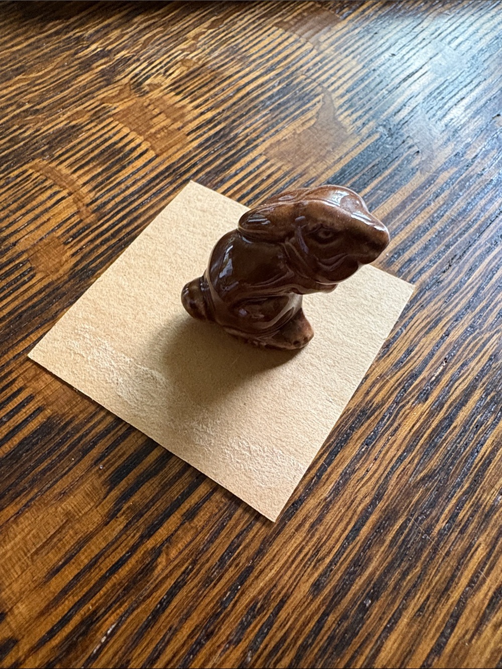 Wade Whimsie Brown Rabbit Figurine